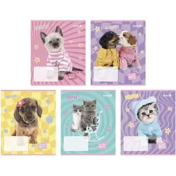 Зошит учнівський "Studio Pets" Kite SP25-232 12 аркушів 1 шт. в асортименті