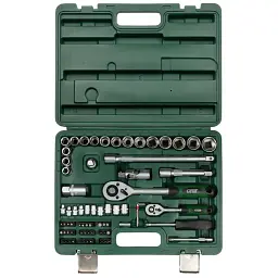 Набір насадок торцевих і біт 1/4", 1/2" 72 шт GRAD (6004245) - мініатюра 4