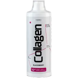 Collagen Liquid 1000 мл з біотином та вітаміном C для волосся, шкіри, нігтів, суглобів, Blackberry