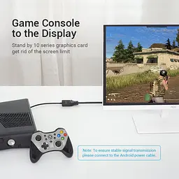 Перехідник HDMI M VGA F, 1080P 60Hz, 3,5мм Micro USB (F) powered, кабель 0,15м Vention чорний - мініатюра 7