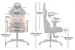 Крісло для геймерів Cougar Armor One V2 F - мініатюра 9