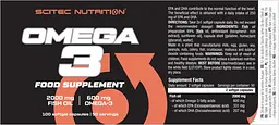 Омега 3 Scitec Nutrition Omega 3 100 капсул - мініатюра 2