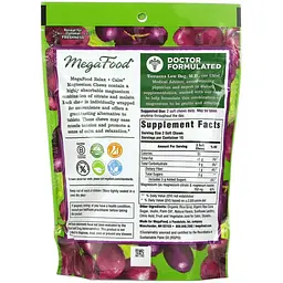 Заспокійливий магній MegaFood Relax + Calm Magnesium Soft Chews Grape 30 жувальних цукерок - мініатюра 3