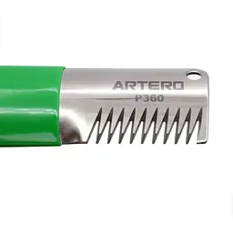 Ніж для стрипінгу Artero, 9 зубів, зелений - мініатюра 4