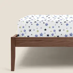 Простирадло Cosas на резинці 80х190х25 starfall cs4, синій (StarfallGreyBlue_80x190x25) - мініатюра 4