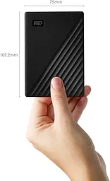 Зовнішній жорсткий диск Western Digital 2.5` USB 5.0TB My Passport Black (BPKJ0050BBK-WESN) - мініатюра 5