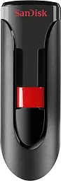 Флеш-накопичувач Sandisk USB 2.0 Cruzer Glide 64Gb Black/Red (SDCZ60-064G-B35) - мініатюра 2