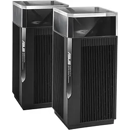ASUS Маршрутизатор ZenWiFi Pro ET12 AXE11000 Wi-Fi6E 2PK 2xGE LAN 1x2.5GE LAN 1x2.5GE LAN 1x2.5GE WAN MU-MIMO OFDMA MESH