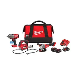 Набір із 3 акумуляторних безщіткових інструментів MILWAUKEE M18 FPP3AK-523B «АГРО»