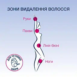 Крем для депіляції Veet Minima для чутливої шкіри, 200 мл (4680012390144) - мініатюра 6