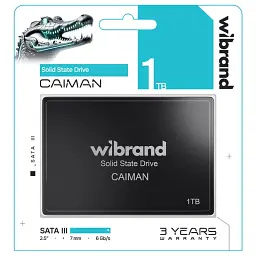 SSD Wibrand Caiman 1TB 2.5" SATAIII (WI2.5SSD/CA1TBST) - мініатюра 2
