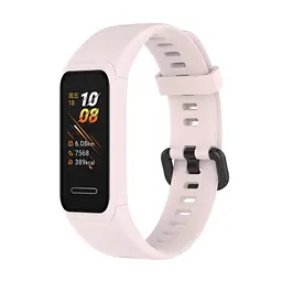 Силіконовий ремінець Primo для фітнес браслета Huawei Band 4 (ADS-B29) Light Pink - мініатюра 3