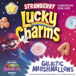 Сухий сніданок General Mills Lucky Charms Super Mario Galaxy Movie 739г - мініатюра 3