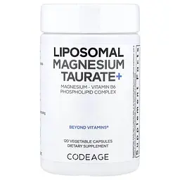 Магний Liposomal Magnesium Taurate+ 120 Capsules Codeage vit0005500