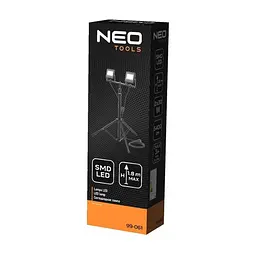 Прожектор Neo Tools алюміній, 220 В, 2х30Вт, 5400 люмен, SMD LED, кабель 3 м з в (99-061) - мініатюра 4