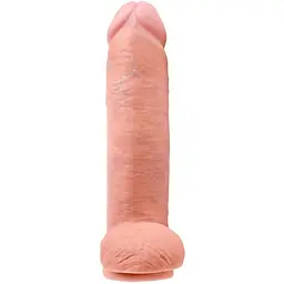 Фалоімітатор King Cock With Balls 31 см тілесний