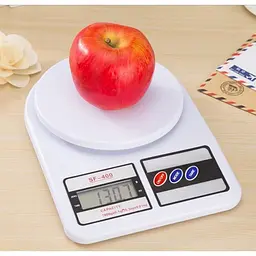 Ваги кухонні електронні до 7 кг Electronic Kitchen Scale SF-400 (Електронік Кітчен Скейл) - мініатюра 3