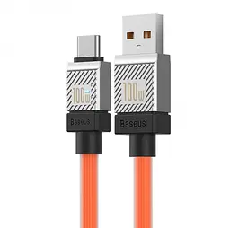 Кабель Baseus CoolPlay Series Fast Charging Cable USB to Type-C 100W 1m CAKW000607 Orange