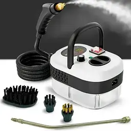 Пароочисник для прибирання Steam Cleaner 2500 Вт (1200 мл) з насадками та шлангом 2.2 м парогенератор для меблів, кухні, ванної та авто - мініатюра 6