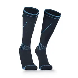 Водонепроникні шкарпетки Dexshell Longlite Socks 2.0, блакитні смужки M (39-42) (DS72506JBB-M)