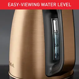 Електрочайник Tefal Coppertinto 1.7 л Strix нержавіюча сталь бронзовий kuh0015310 - мініатюра 4