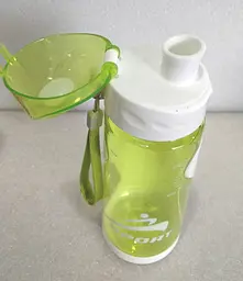 Пляшка пластикова для води Henks SB-050 green - мініатюра 4