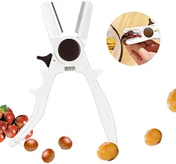 Горіхокол щипці для миттєвого очищення всіх видів горіхів, Kitchen Master Білий 86092 - мініатюра 9