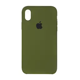 Силиконовый противоударный чехол-накладка для Apple iPhone XR, панель с защитой всего корпуса, софт-тач, virid green, ArmorStandart (ARM56939)