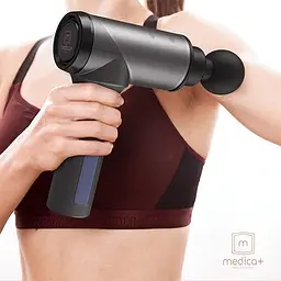 Перкусійний ручний масажер для тіла і м'язів Medica+ MassHand Pro 5.0   - мініатюра 4