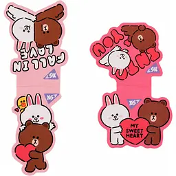 Закладки магнітні Yes Line Friends Sweet heart 2 шт. (708107) - мініатюра 2