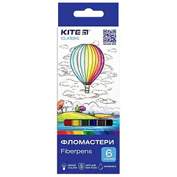 Фломастери Kite K-446 6 кольорів (4063276207043)(SC)