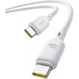 Кабель Baseus Silky Series Type-C to Type-C 100W 1m White (P10377704213-00) [141245] - мініатюра 3