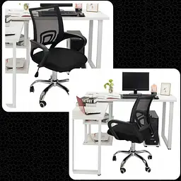 Офісне крісло Care Life Black Mesh (CF-09) - мініатюра 3