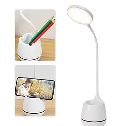 Гнучка настільна LED-лампа з підставкою для ручки та тримачем для телефону DIGAD 1933