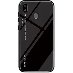 Чохол-бампер Primolux Gradient Glass для Samsung Galaxy A20 2019 (SMA205) / A30 2019 (SMA305) Black - мініатюра 2