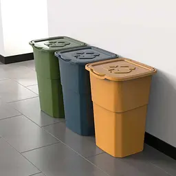 Набір баків сортувальних Eco Plastmeccanica  50 л  3 шт. (00-00020033) - мініатюра 3