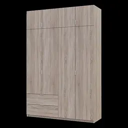 Распашный Шкаф для одежды Doros Лукас Дуб Сонома 160х50х240 (80737730)