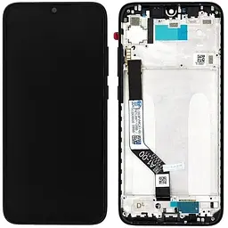 Дисплей Xiaomi Redmi Note 7 / Redmi Note 7 Pro чорний, оригінал PRC, з рамкою, Black