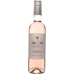 Вино I Castelli Pinot Grigio Blush рожеве сухе 0.75 л - мініатюра 2