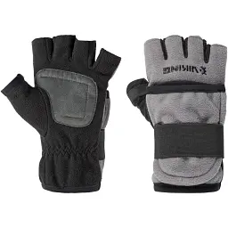 Рукавички Viking Fishing Ice Pro Gloves XL (fleece) 5 cut finger+cover Grey-graphite