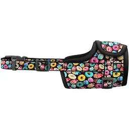Намордник для собак Waudog Nylon Пончики, пластиковий фастекс №1 (14-20 см) (5384) - мініатюра 2