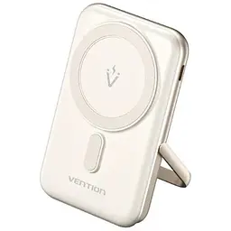 Батарея універсальна VENTION Magnetic Wireless 10000mAh 20W PD USB-C In/Out, QI-15W White (FHNW0)