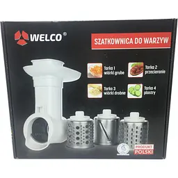 Насадка овочерізка для м'ясорубки Zelmer, Bosch, Zelmotor, Welco RE-0747, ZMMA086WUA, 986.7000, 11002232