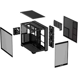 Корпус ASUS A32 PLUS TG ARGB BLACK (90DC00S0-B19000) - мініатюра 12