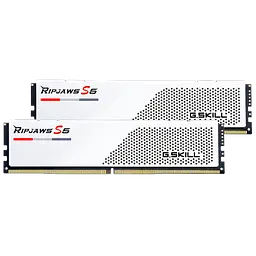 Оперативна пам'ять G.Skill 32GB (2x16GB) DDR5 6000MHz Ripjaws S5 White (F5-6000J3238F16GX2-RS5W)