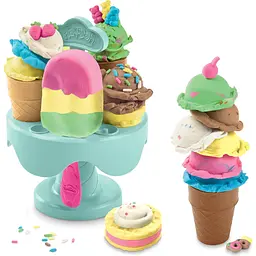 Набір для творчості з пластиліном Hasbro Play-Doh Kitchen Creations Ice Cream Carousel Playset (E5112_F5332) - мініатюра 5