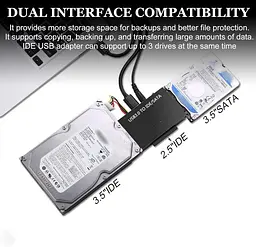 USB 3.0 адаптер Aicharynic SATA/IDE для HDD та SSD 2.5"/3.5" - мініатюра 6