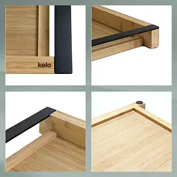 Таця сервірувальна Kela Kiril бамбукова 43 x 27.5 x 4 см (12598) - мініатюра 2
