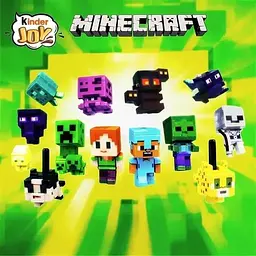 Набір Kinder Joy 20 шт Кіндер Minecraft Майнкрафт по 20 г - мініатюра 4