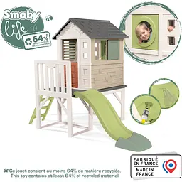 Будинок Smoby Life Літній відпочинок на опорах 243х160х197 см (7600810802) - мініатюра 4